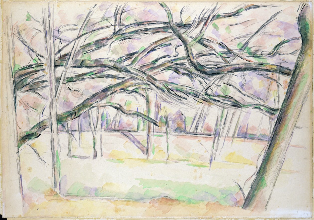 Meyve Bahçesi, c.1895 by Paul Cézanne