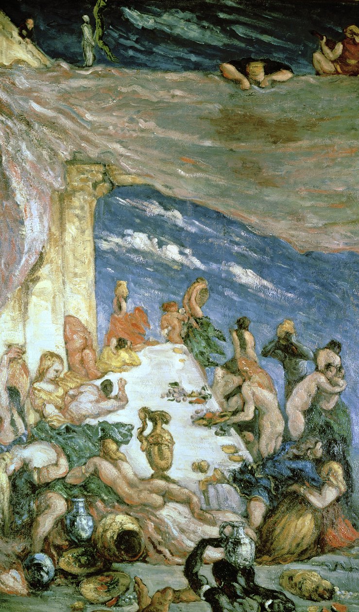 The Orgy, c.1866-68 (tuval üzerine yağlı boya) by Paul Cézanne