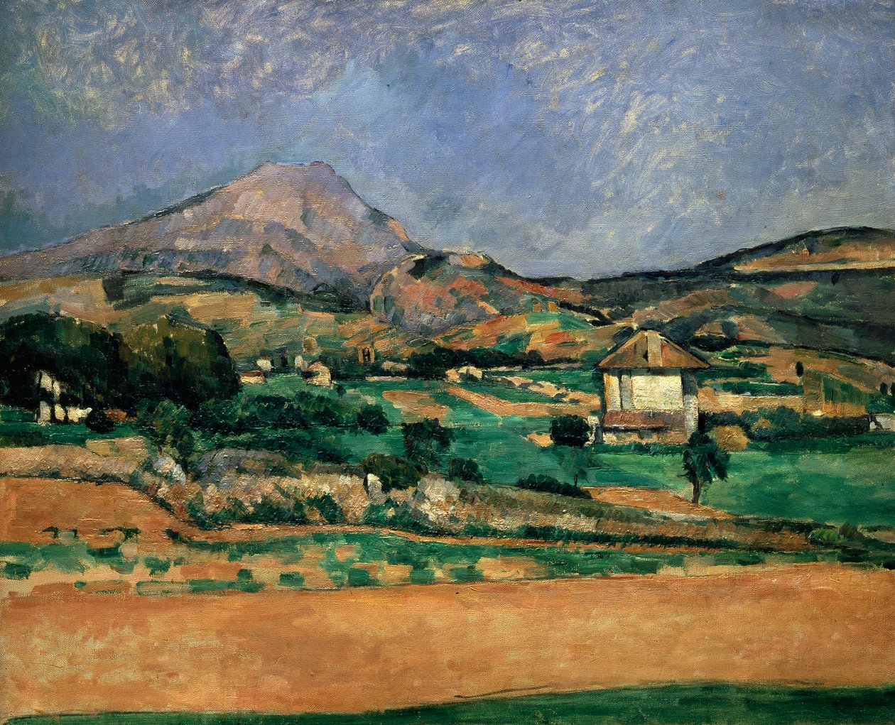 Mont Sainte-Victoire Ovası, 1882-1885. by Paul Cézanne