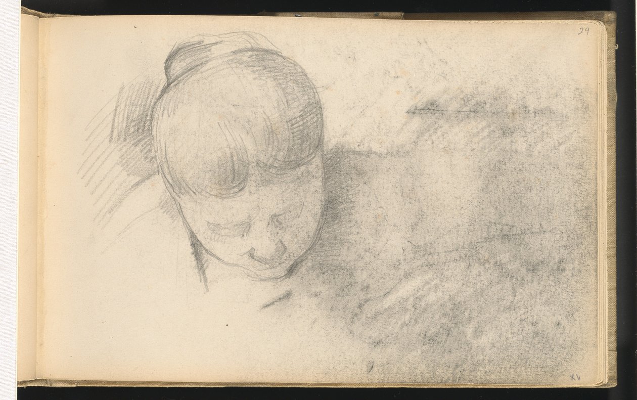 Öne Eğilen Kadın, 18901894. by Paul Cézanne