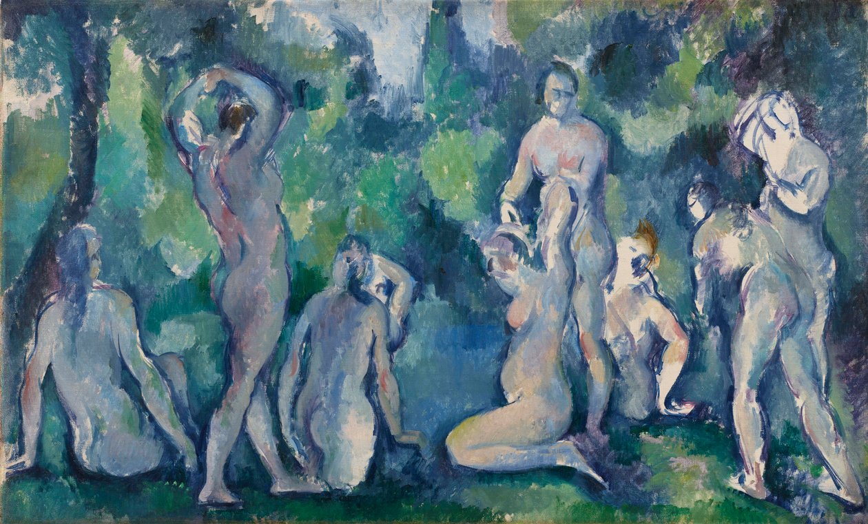 Kadın Banyosu, c. 1895. by Paul Cézanne