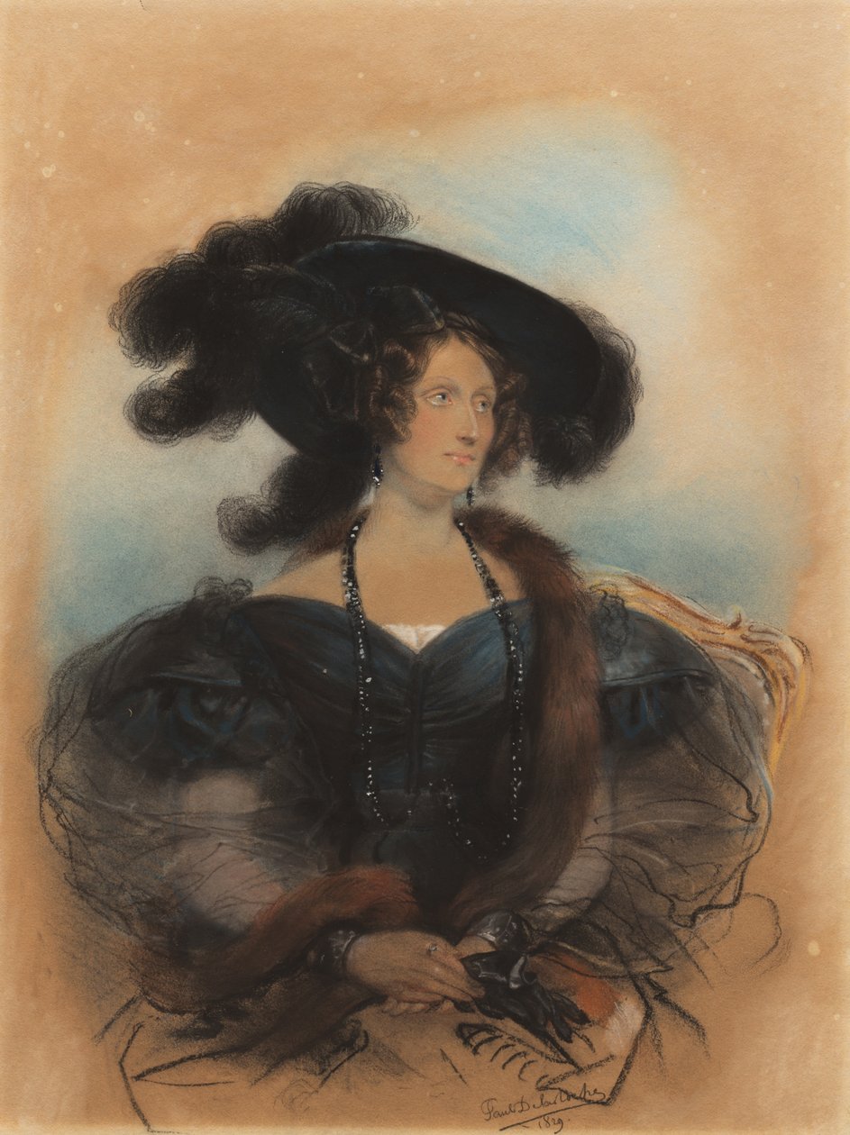Jane Jarvis, 1830-1831. by Paul Delaroche
