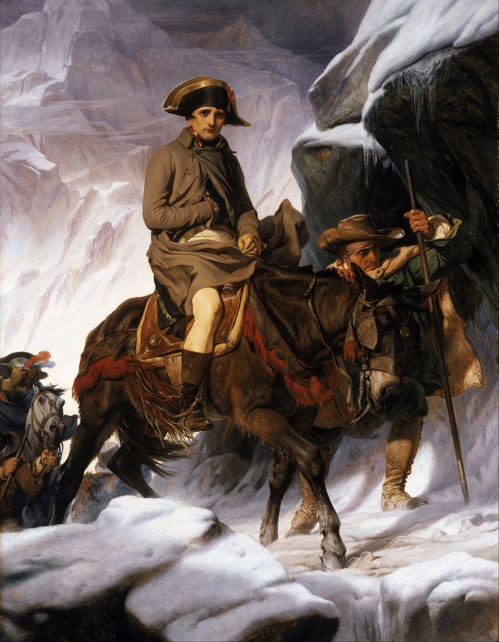 Napolyon Alpleri Geçerken by Paul Delaroche