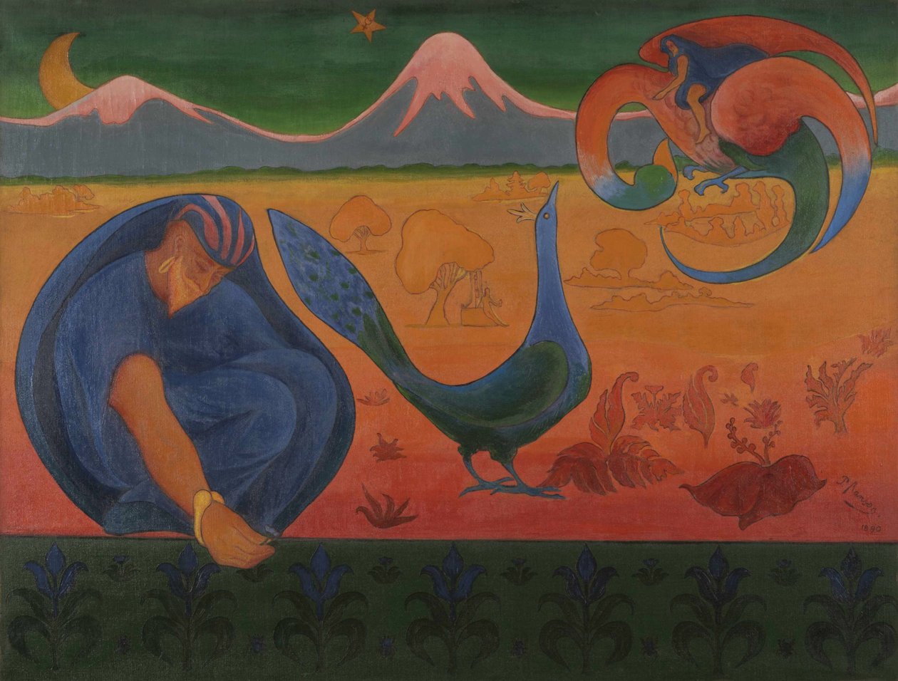 Nabik Manzara, 1890. by Paul Elie Ranson