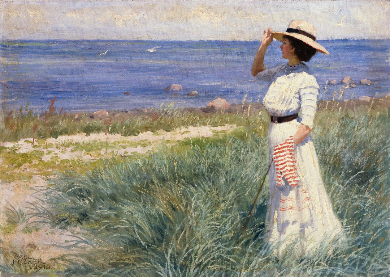 Denize Bakmak, 1910 by Paul Fischer