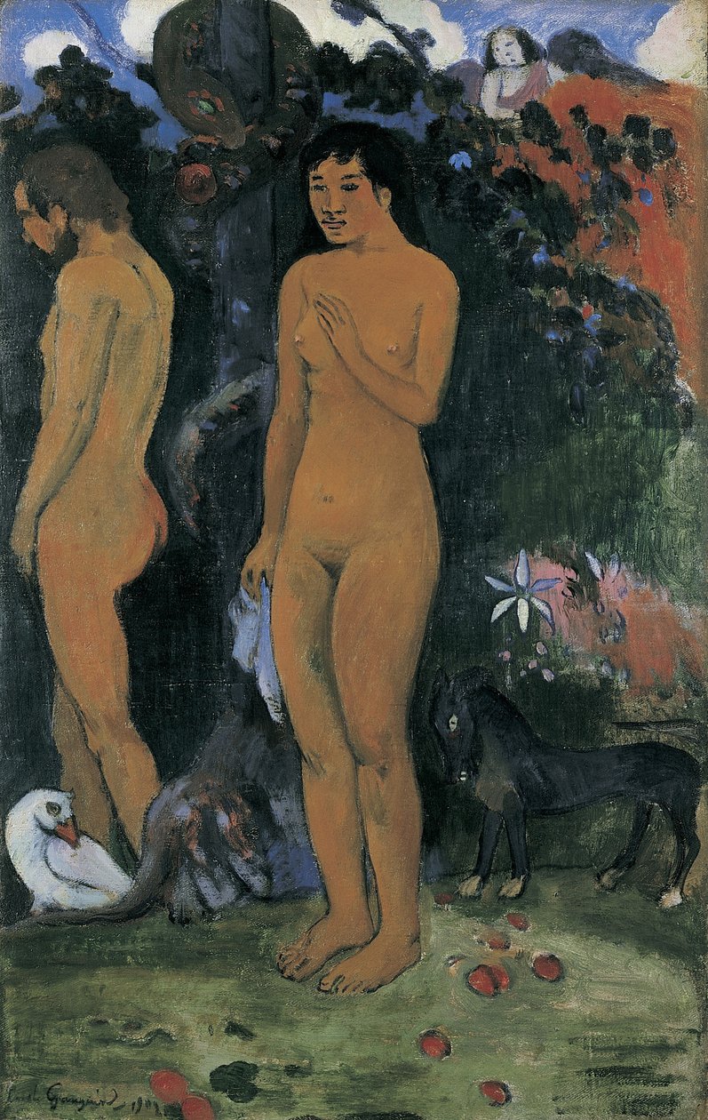 Adem ve Havva Adem ve Havva, 1902. by Paul Gauguin