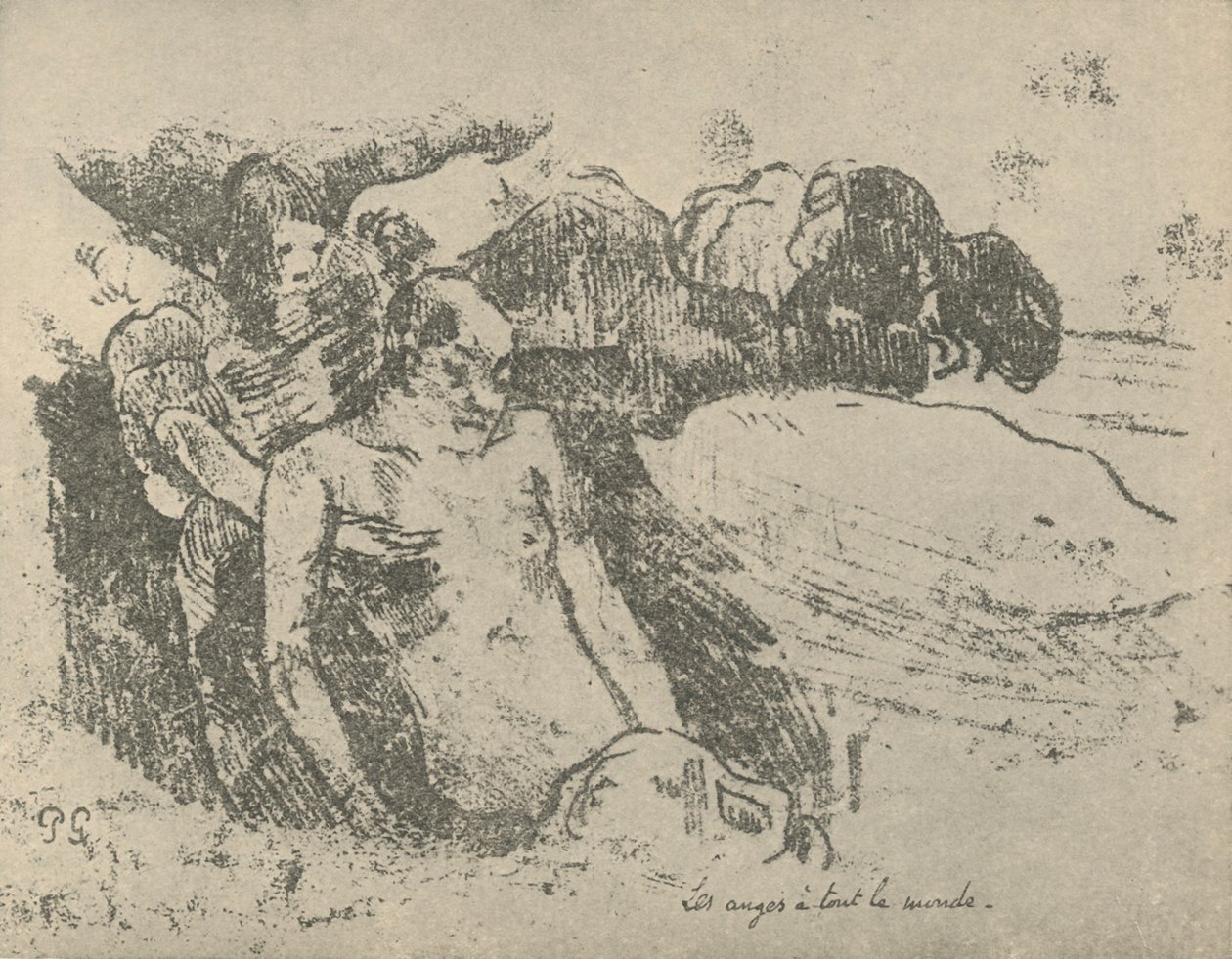 Herkes İçin Melekler, 1936 by Paul Gauguin