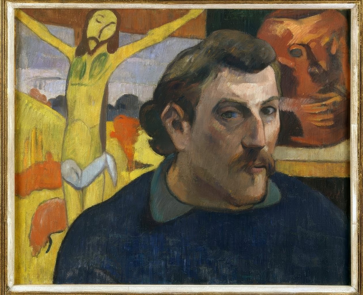 Sarı İsa ile otoportre by Paul Gauguin