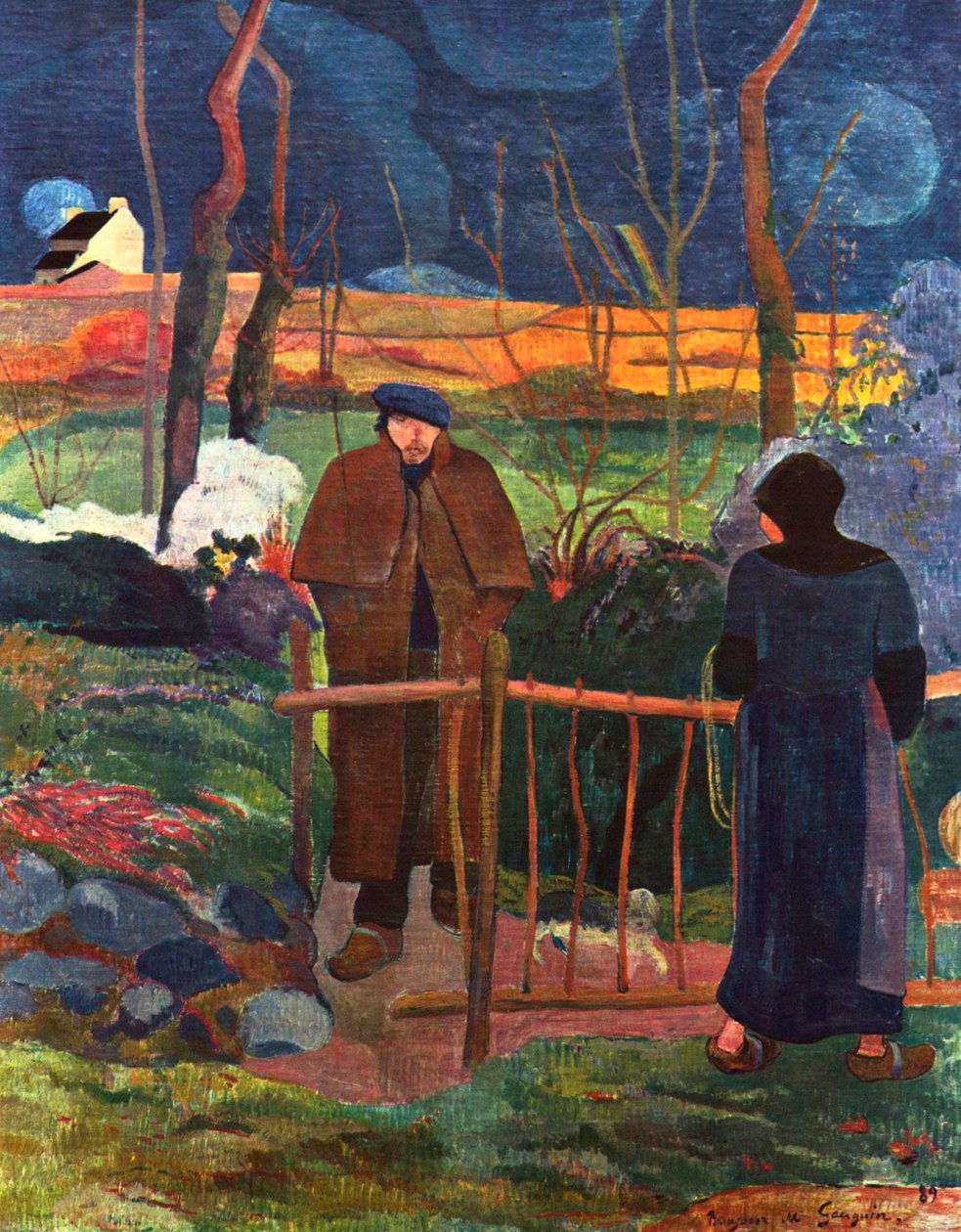 Merhaba Mösyö Gauguin, 1889. by Paul Gauguin