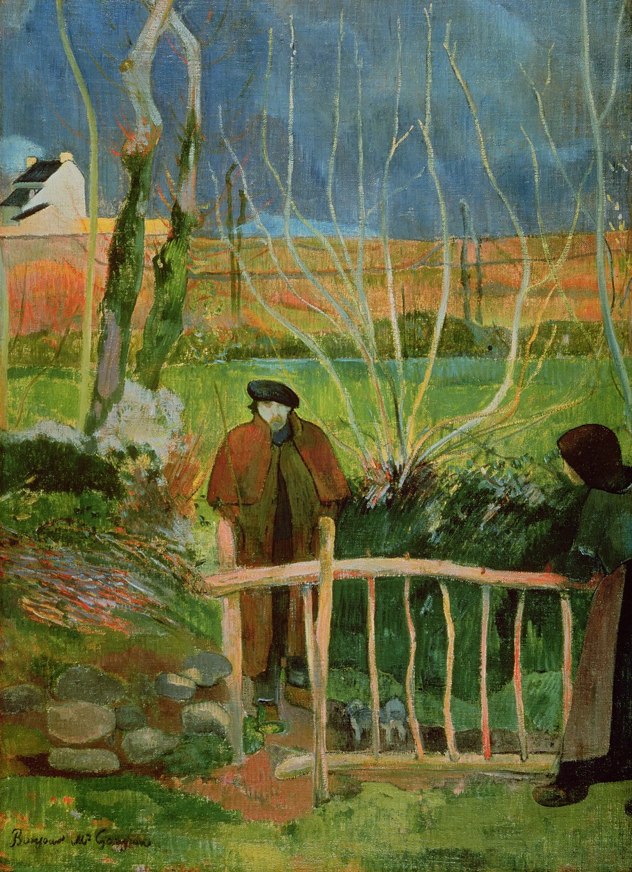 Merhaba Mösyö Gauguin, c.1889 (tuval üzerine yağlı boya) by Paul Gauguin