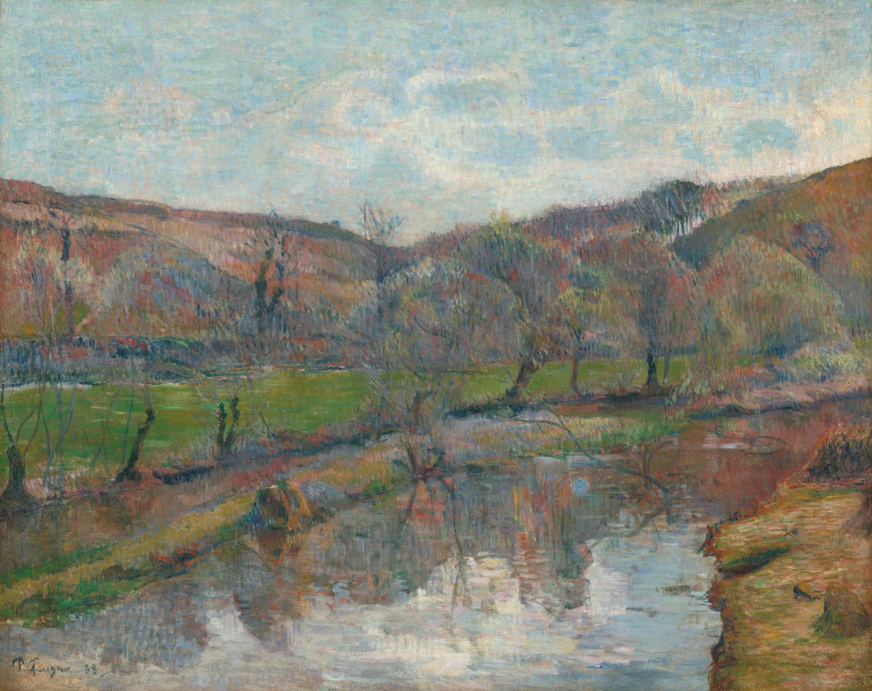 Brittany Manzarası, 1888. by Paul Gauguin