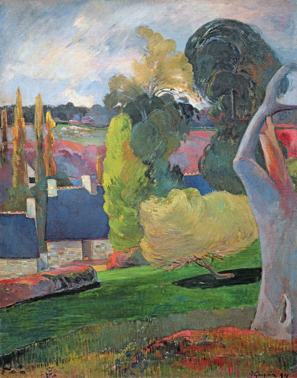 Brittany Manzarası, 1894 by Paul Gauguin
