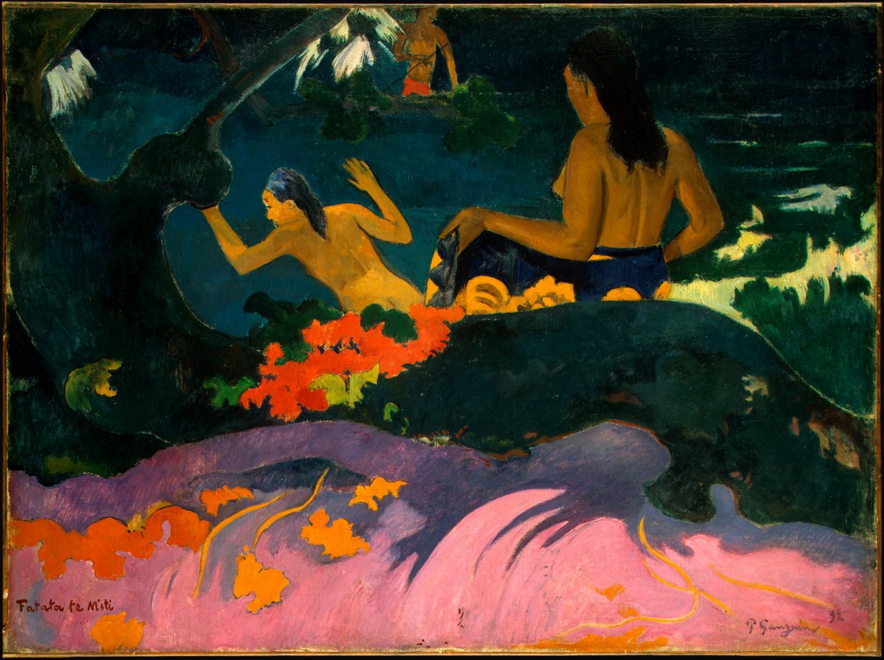 Rüyada Deniz Kenarında by Paul Gauguin