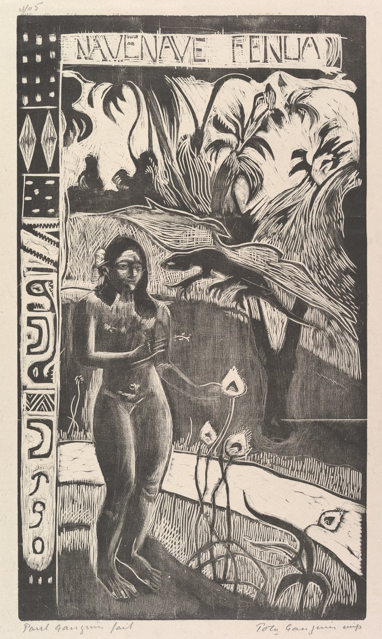 Keyifli Ülke, 1893-94. by Paul Gauguin