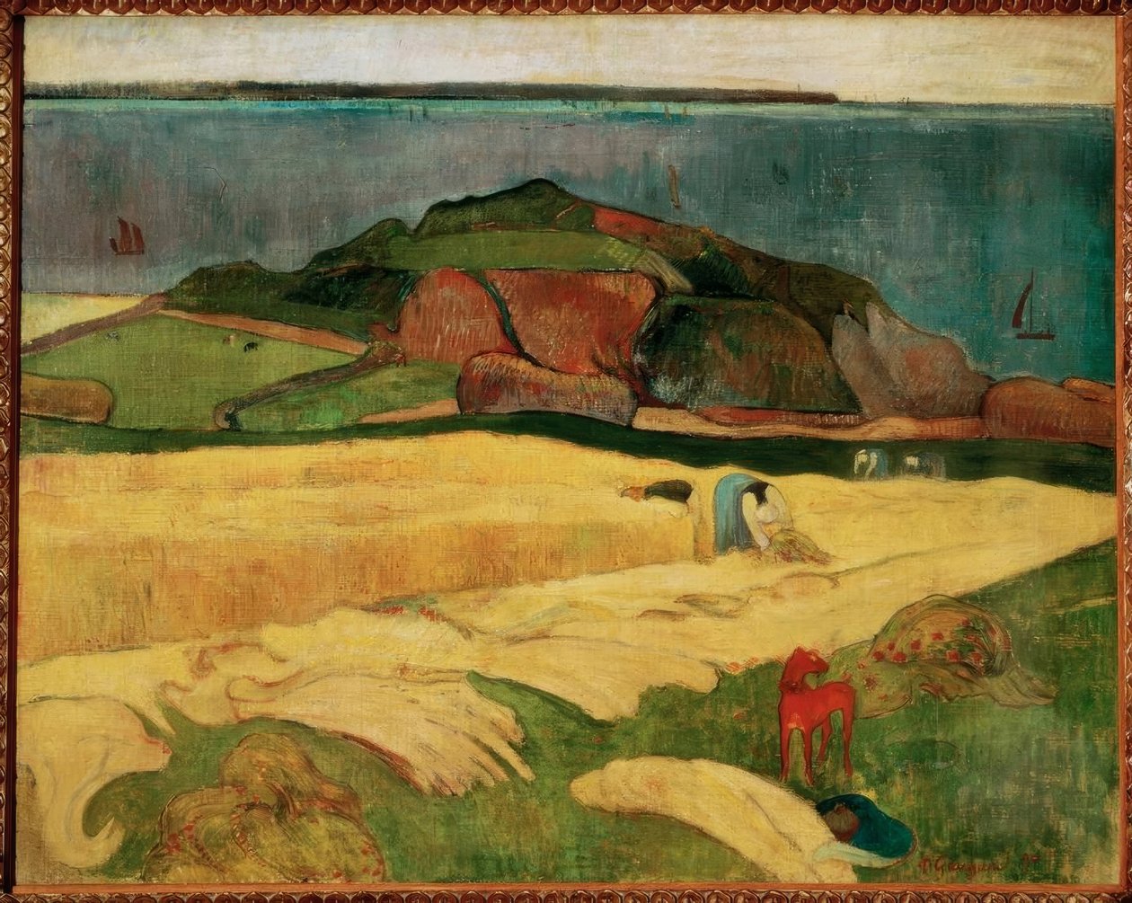 Denizden hasat: Le Pouldu by Paul Gauguin