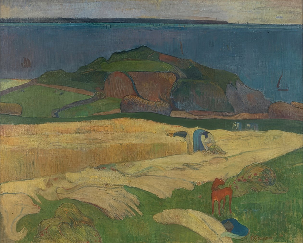 Ernte (Le Pouldu). 1890 by Paul Gauguin