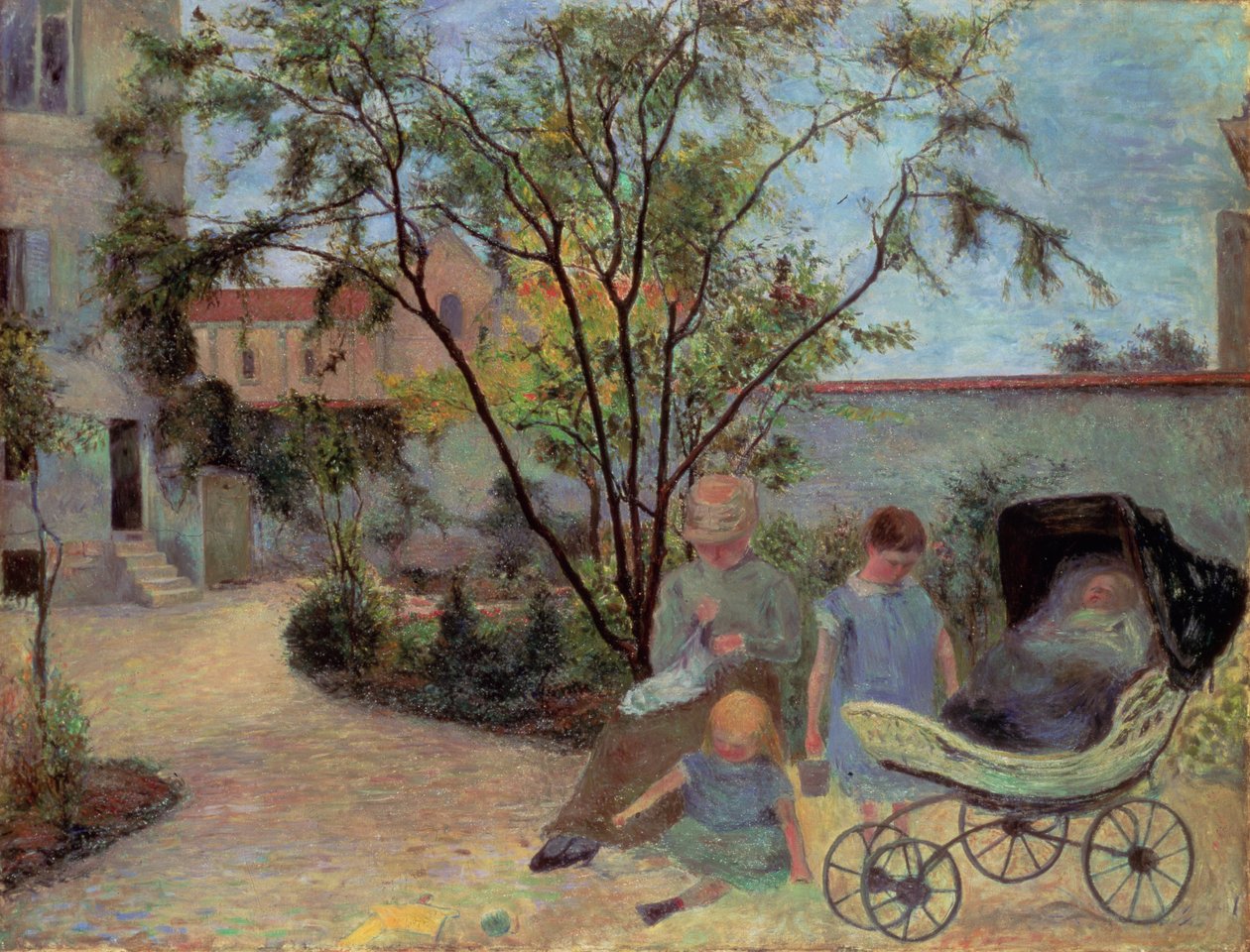 Bahçedeki Figürler, c.1881 by Paul Gauguin