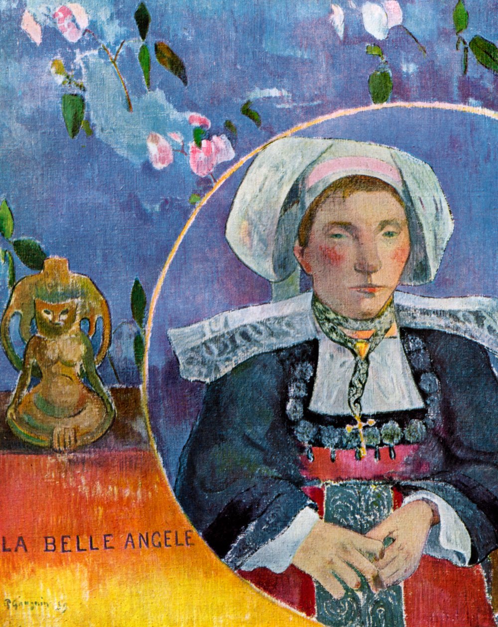 La Belle Angele, 1889-1939. by Paul Gauguin