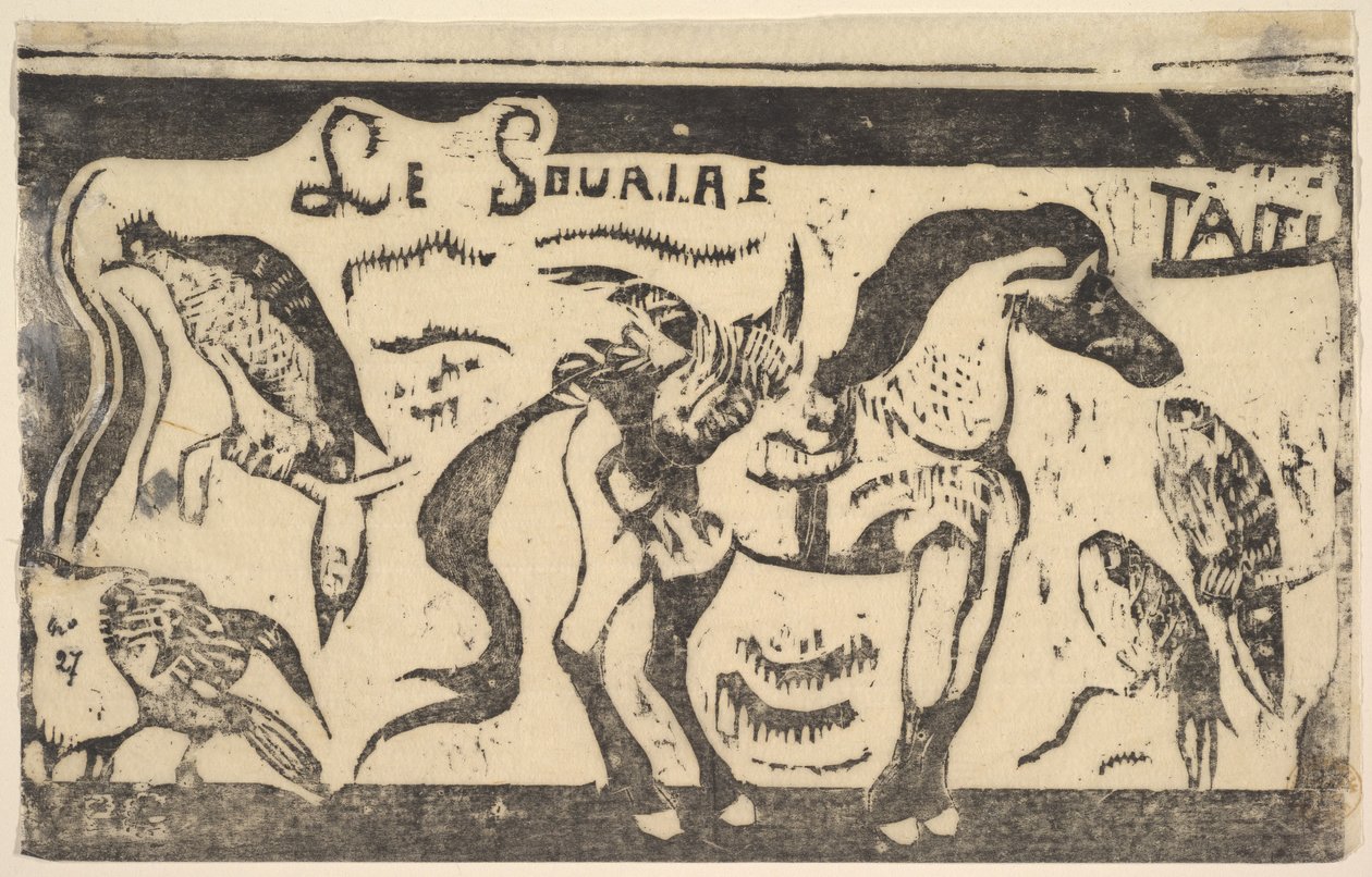 Gülümseme, Tahiti Gülümseme, Tahiti, Aralık 1899. by Paul Gauguin