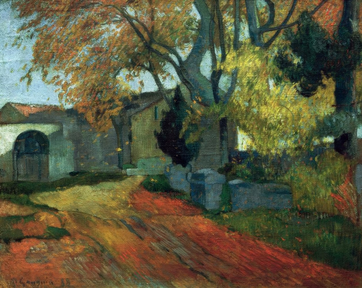 Les Alyscamps by Paul Gauguin