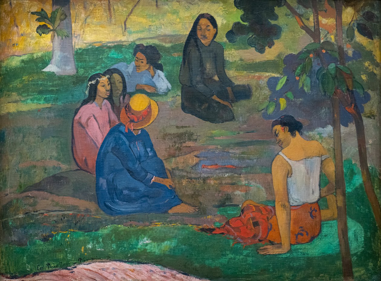 Parau Parau (konuşma) by Paul Gauguin