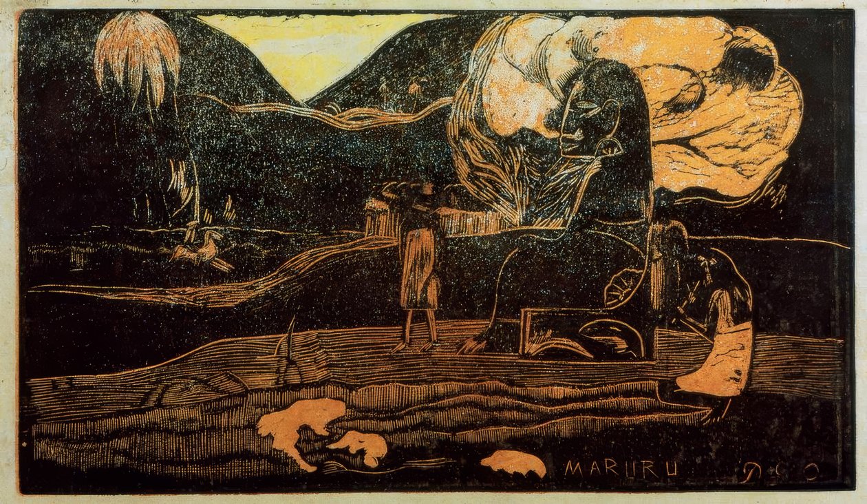 Maruru by Paul Gauguin