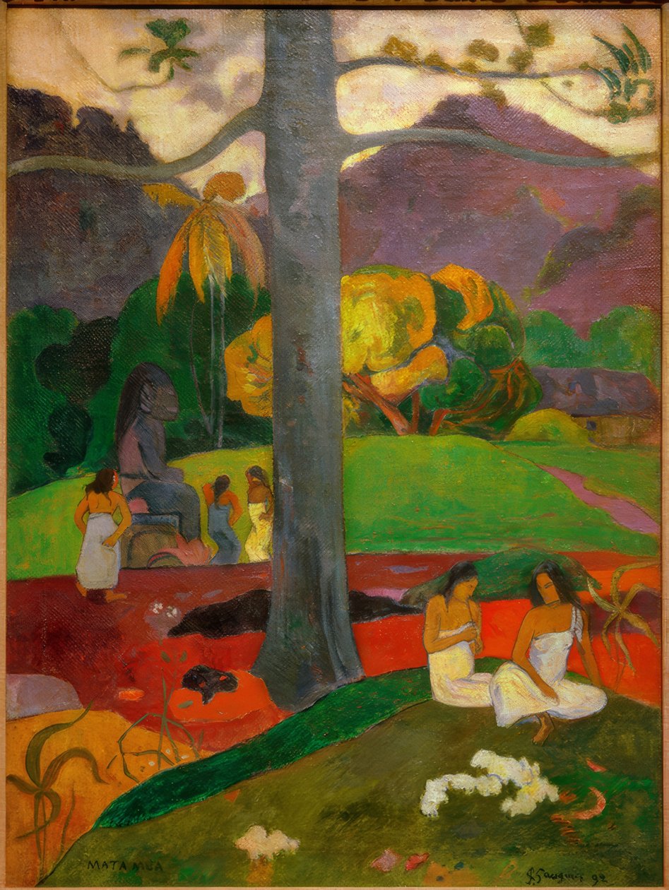 Mata Mua / Bir Zamanlar by Paul Gauguin