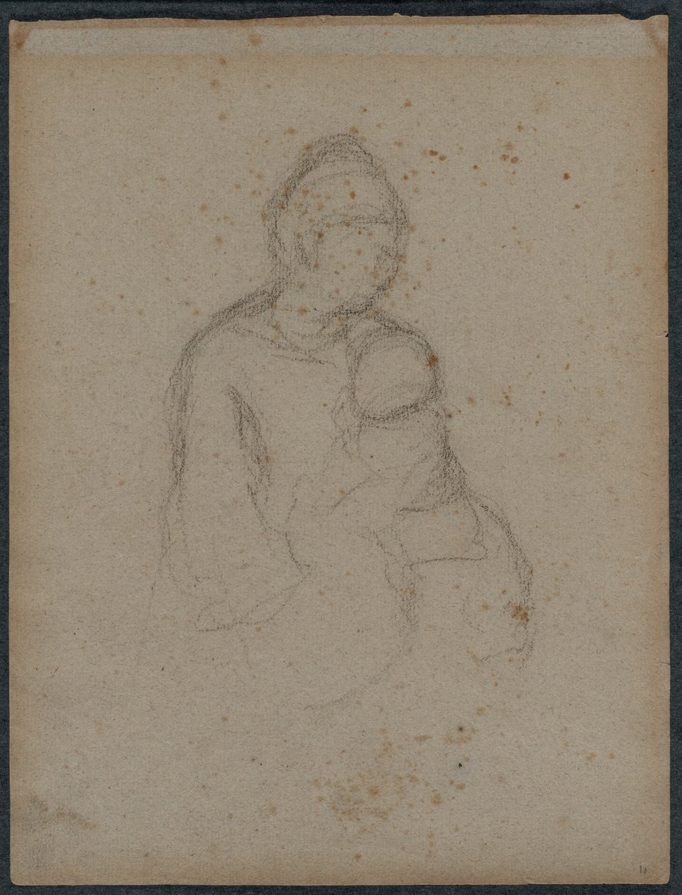 Anne ve Çocuk recto, 1870