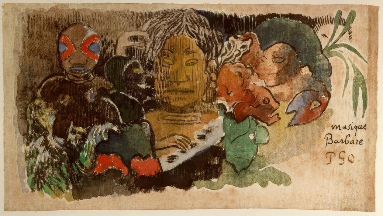 barbar müzik by Paul Gauguin