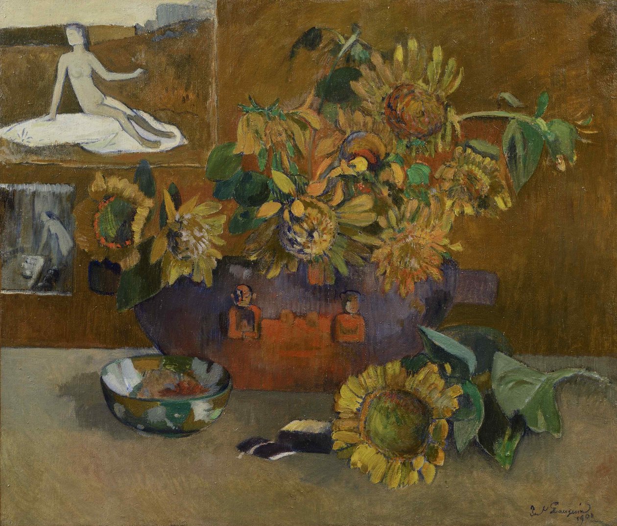 l'Espérance'da natürmort, 1901. by Paul Gauguin