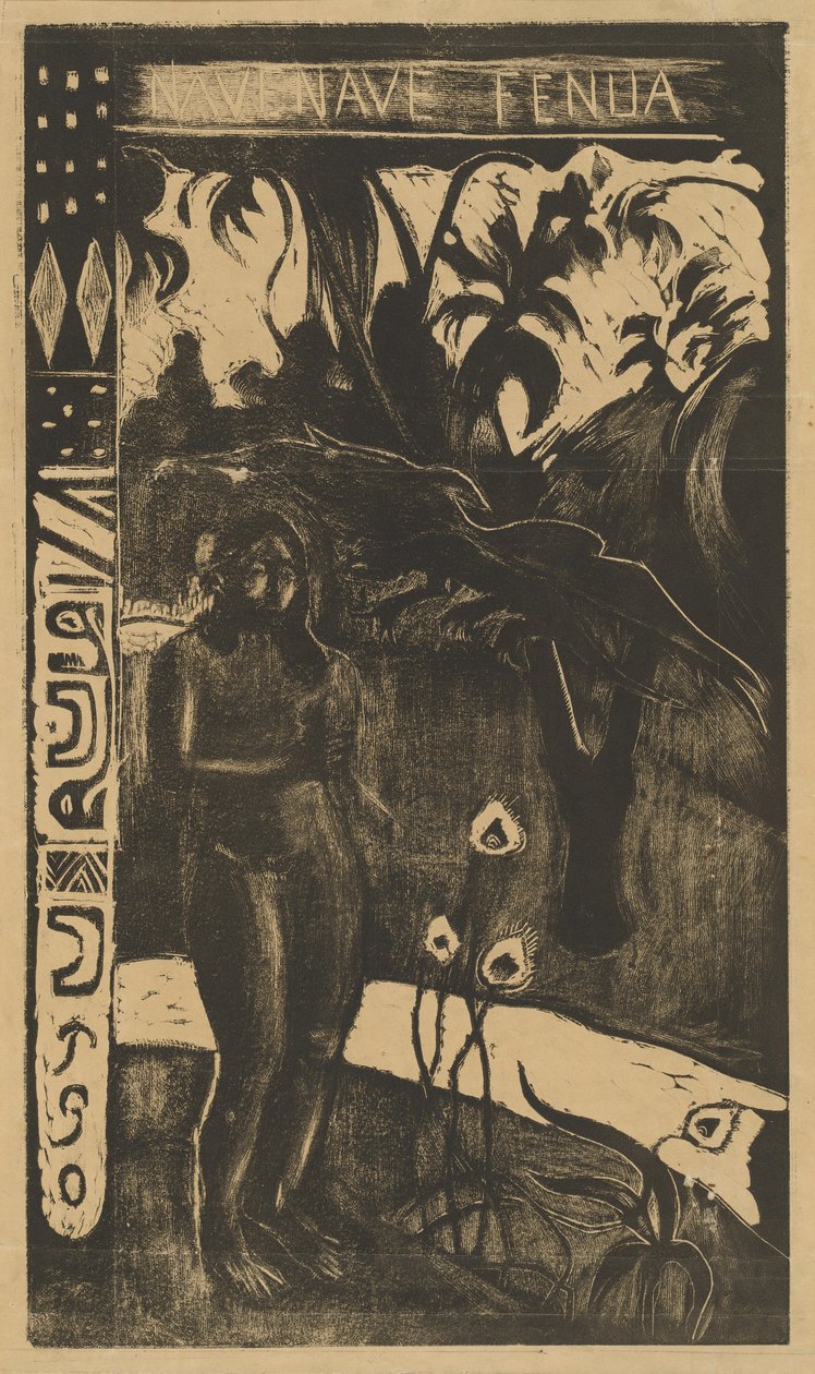 Nave Nave Fenua Keyifli Arazi, 18941895. by Paul Gauguin