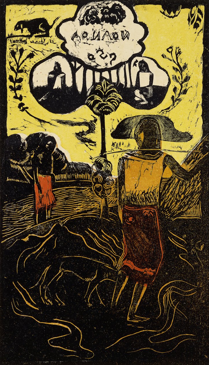 hayır hayır hayır by Paul Gauguin