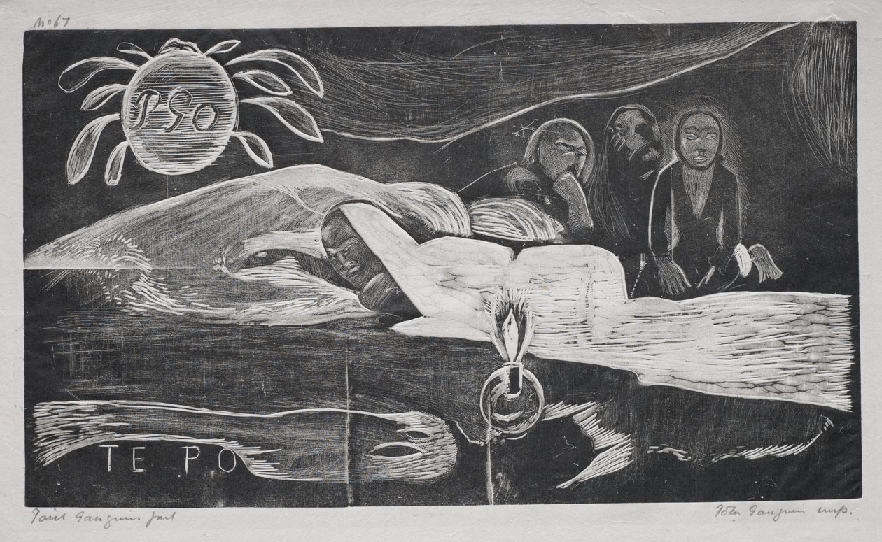 Noa Noa: Te Po (Ebedi Gece) by Paul Gauguin