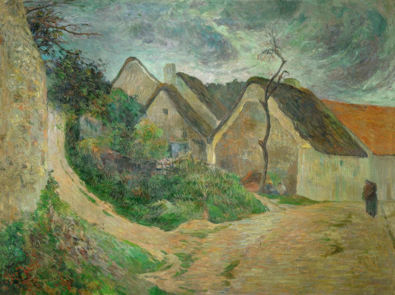 Osny, yokuş yukarı yol by Paul Gauguin