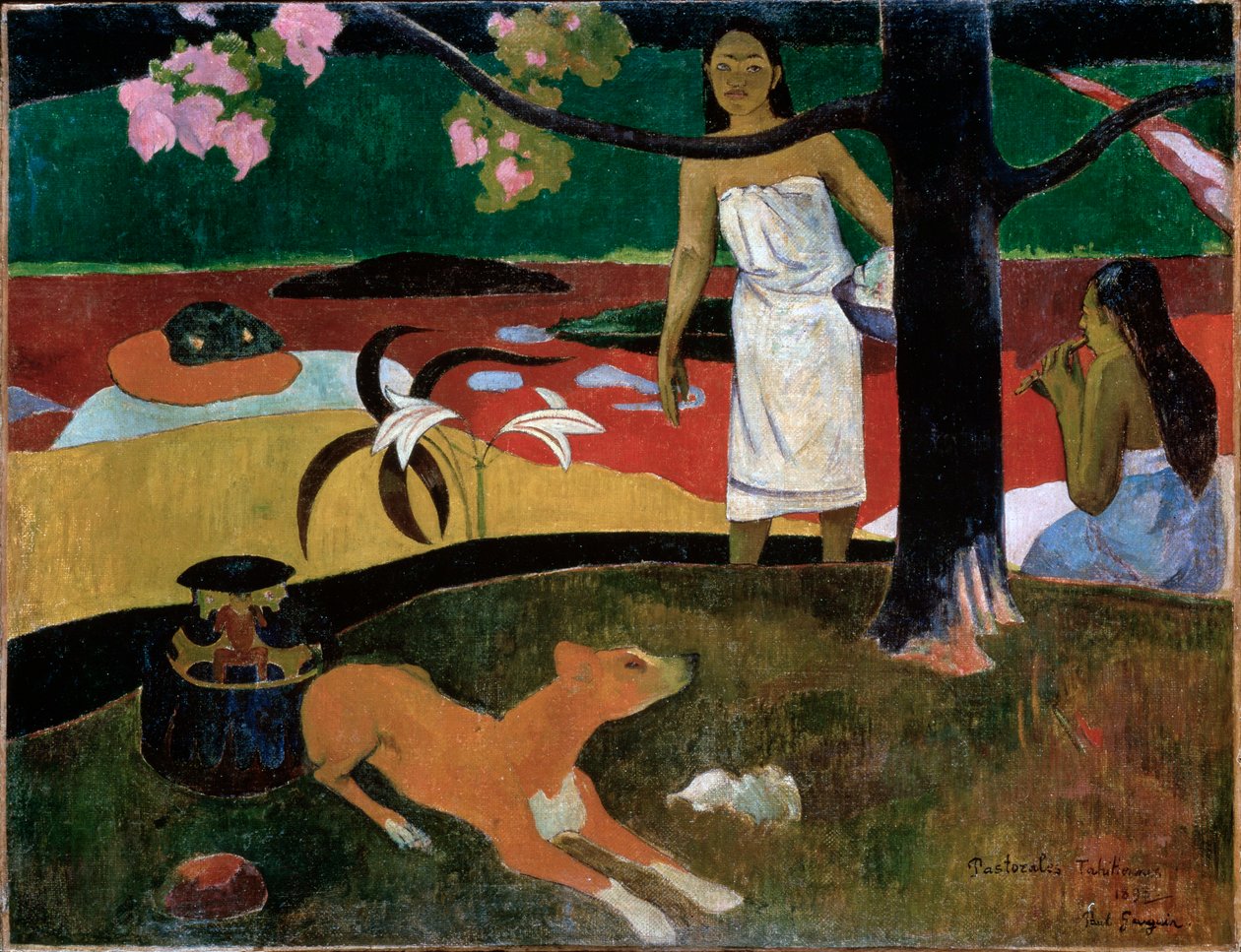 Tahiti Pastoralleri, 1892. by Paul Gauguin