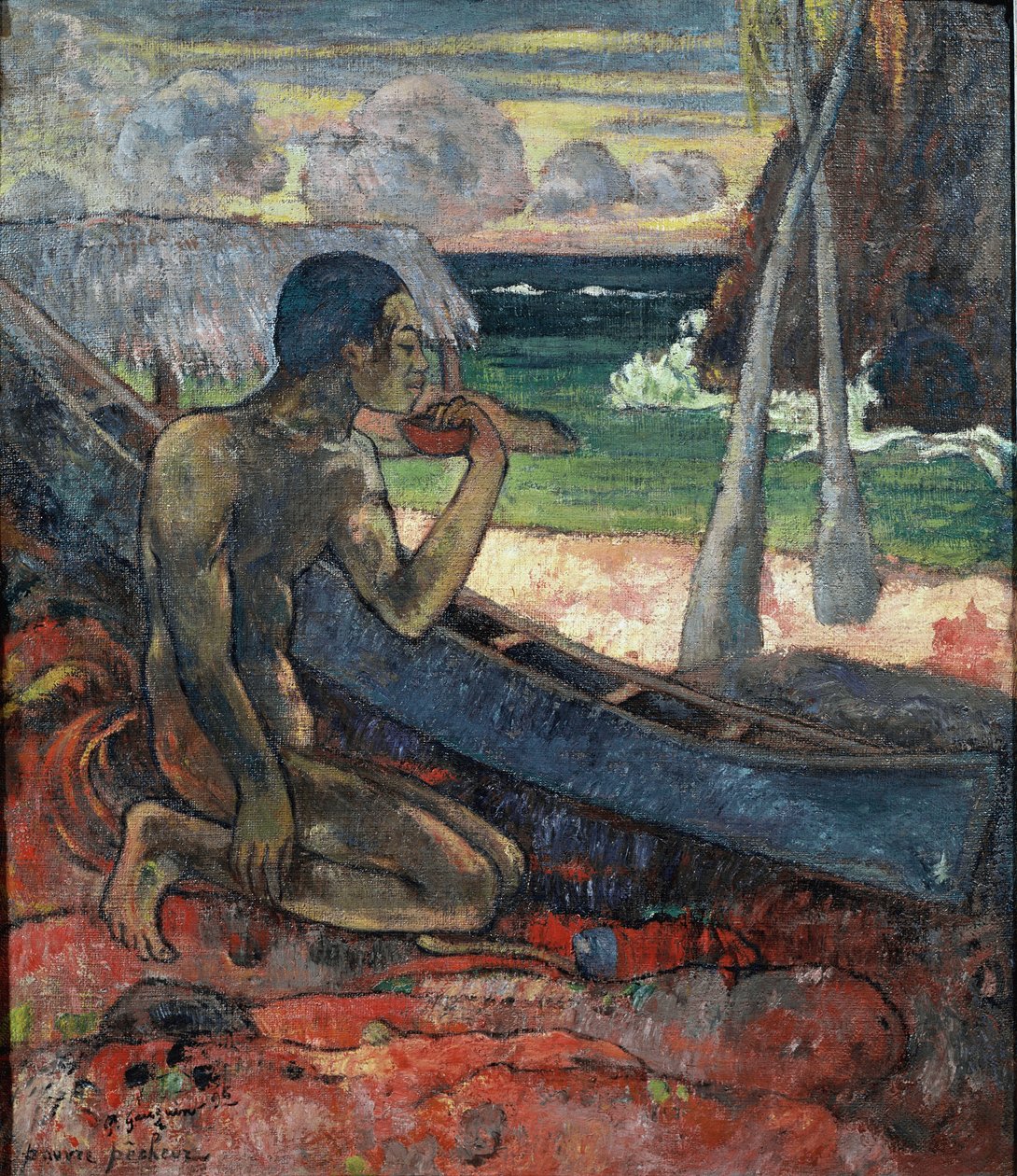 Zavallı günahkar (tuval üzerine yağlı boya by Paul Gauguin