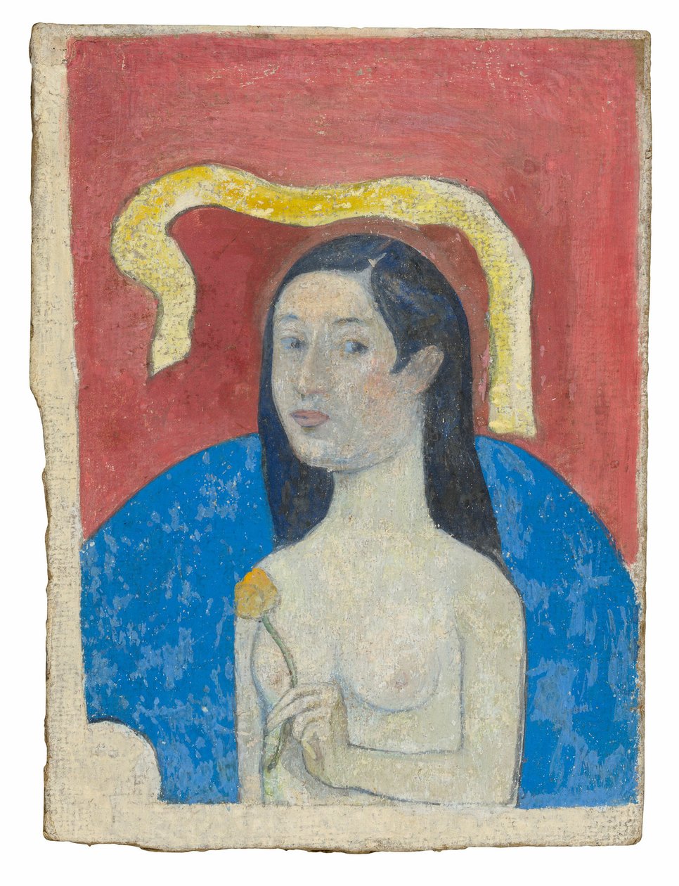 Sanatçının Annesinin Portresi (Havva) by Paul Gauguin