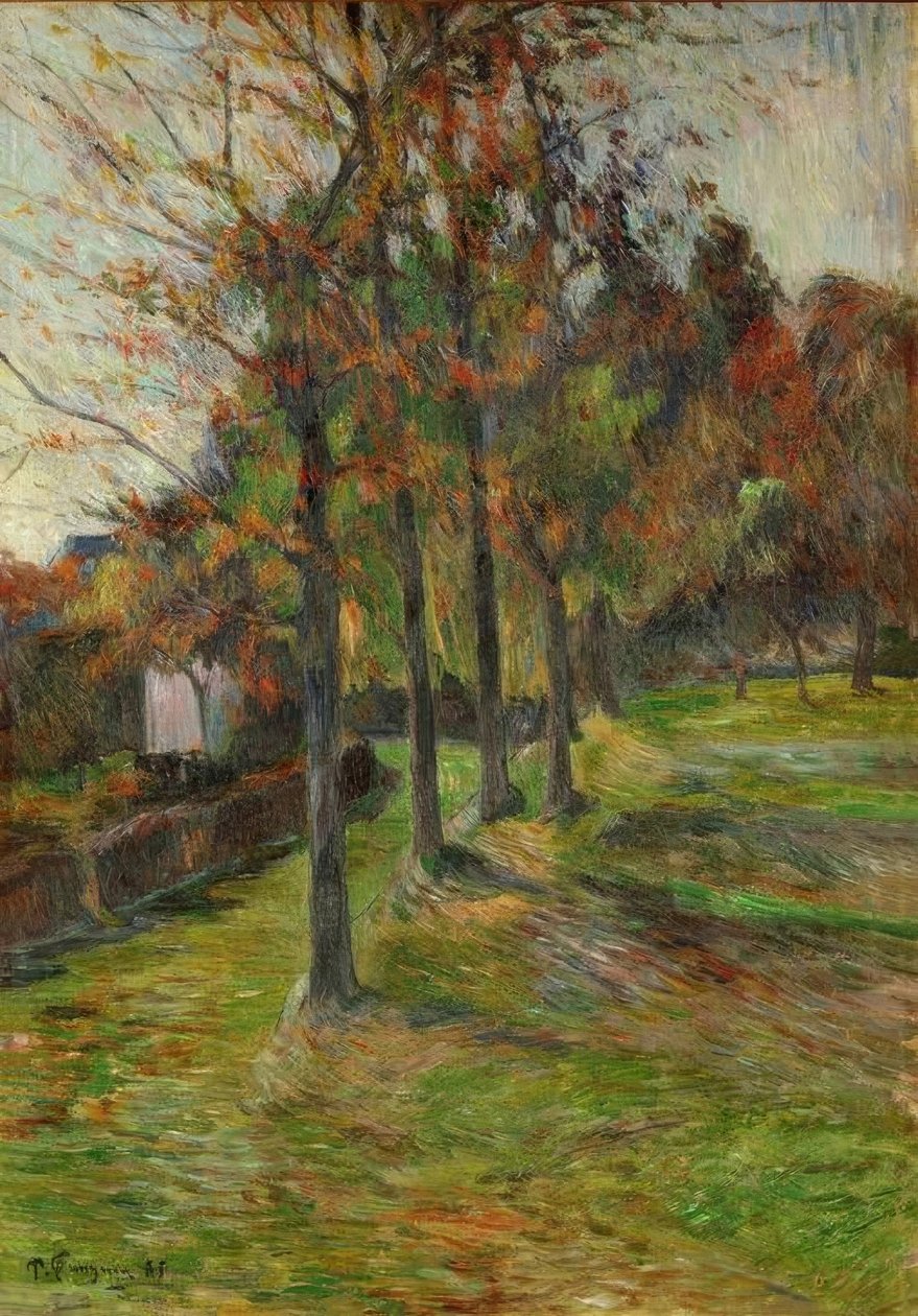 Rouen II yolu by Paul Gauguin