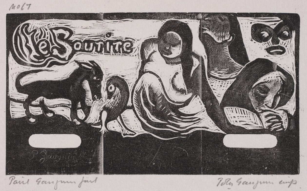 Tahiti Serisi: Gülümseme. by Paul Gauguin