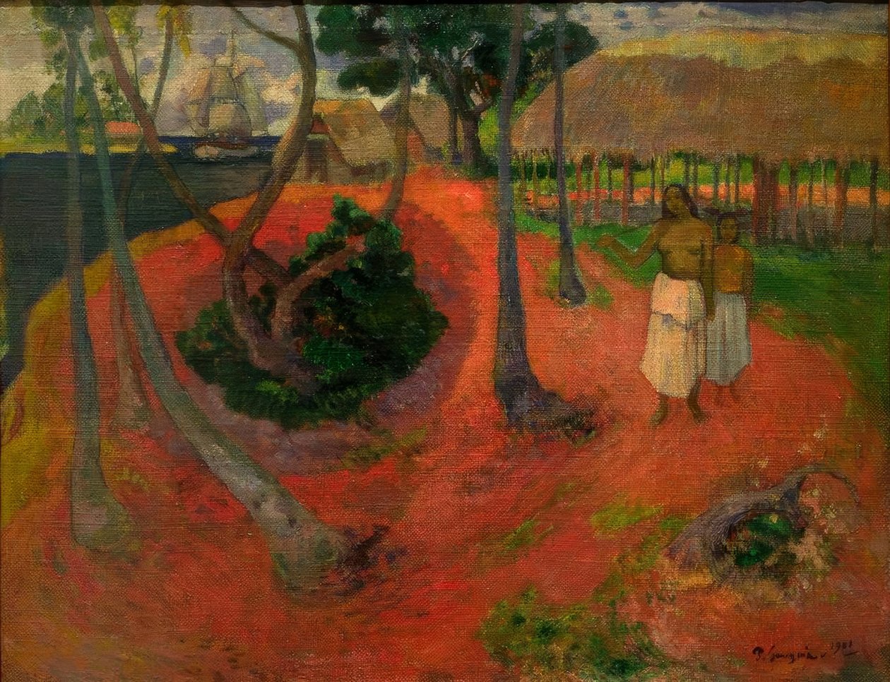 tahitisches idil by Paul Gauguin