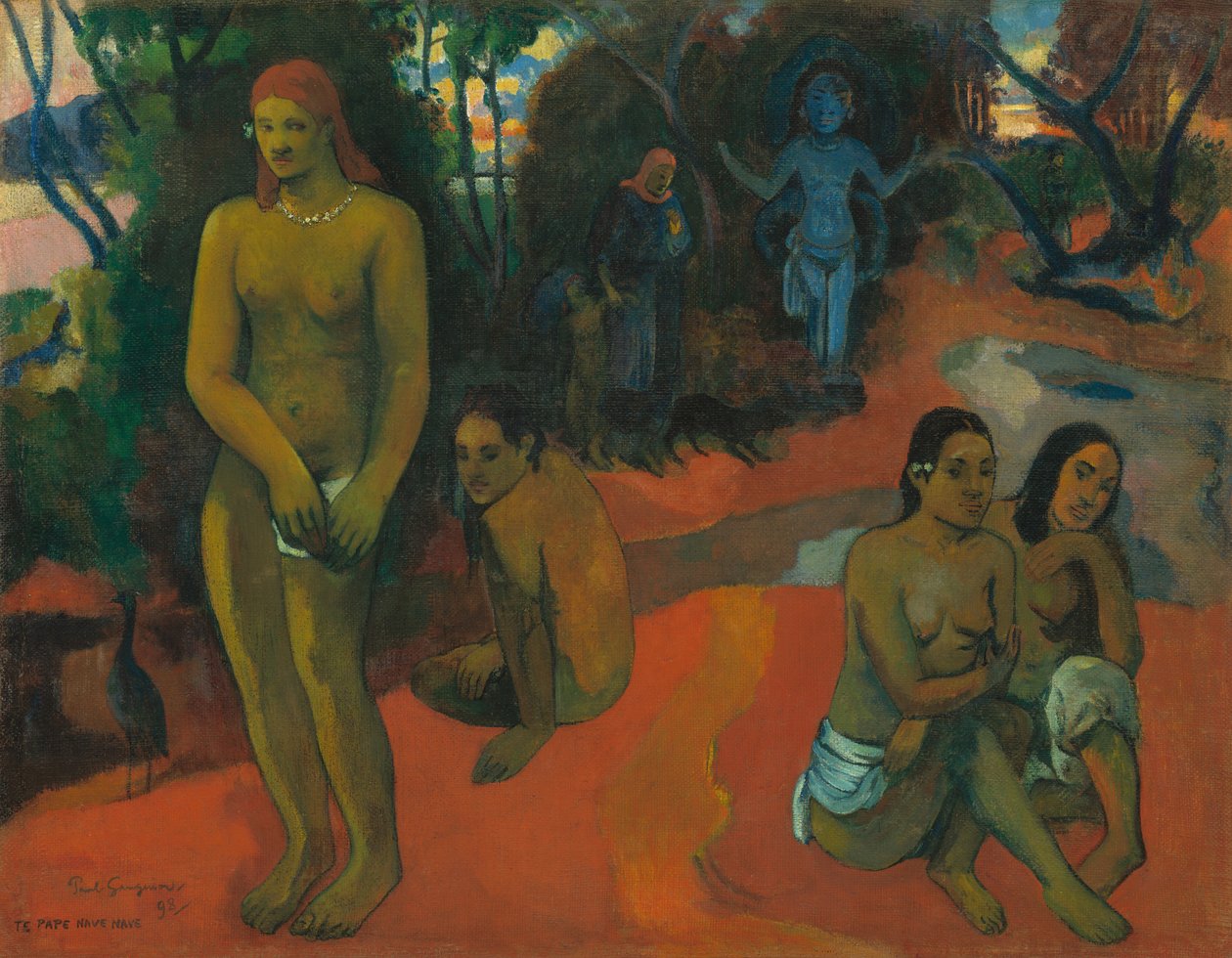 Te Pape Nave Nave Nefis Sular, 1898. by Paul Gauguin