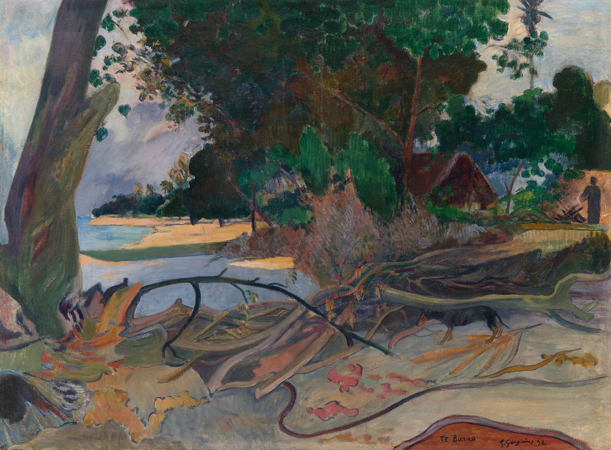 Te burao (Ebegümeci Ağacı) by Paul Gauguin