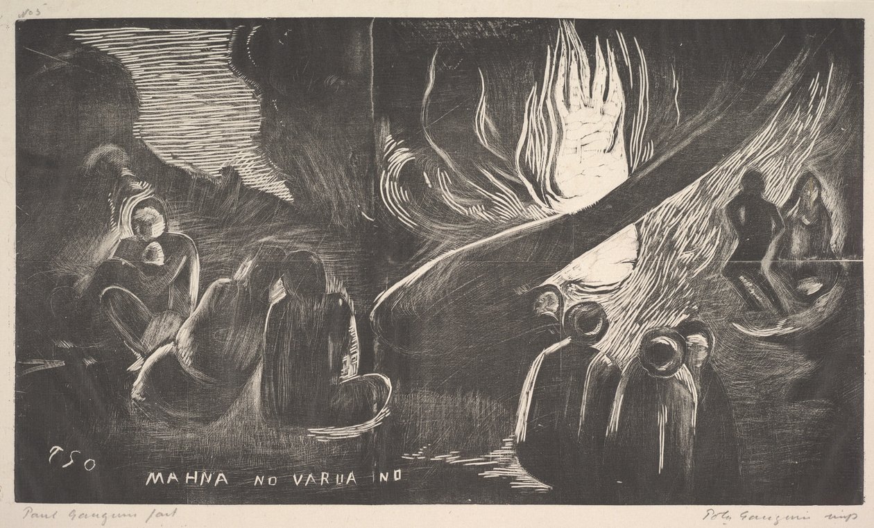 Şeytan Konuşuyor, 1893-94. by Paul Gauguin