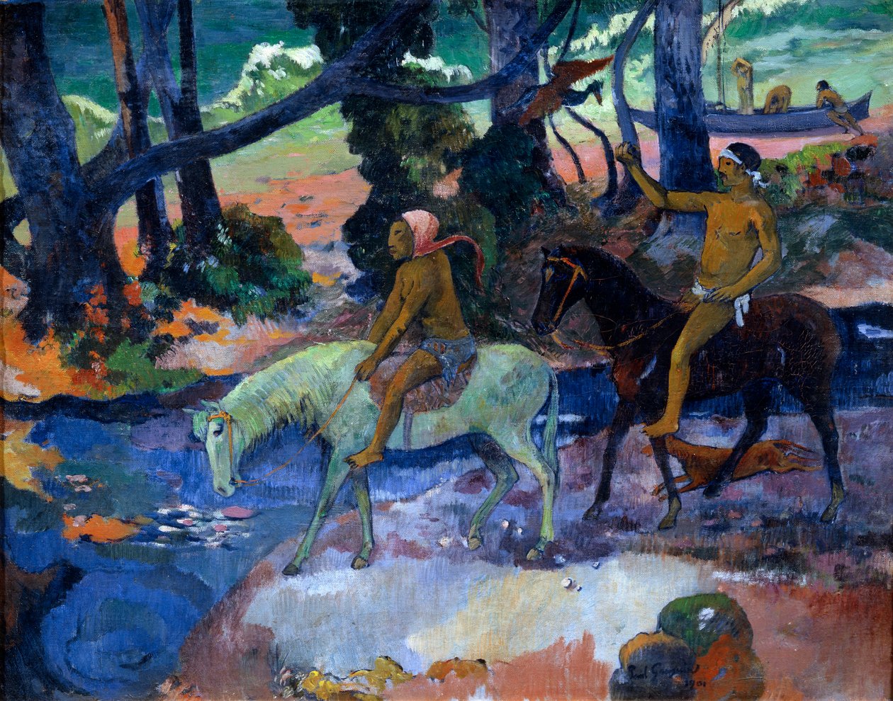 Ford Uçuş, 1901. by Paul Gauguin