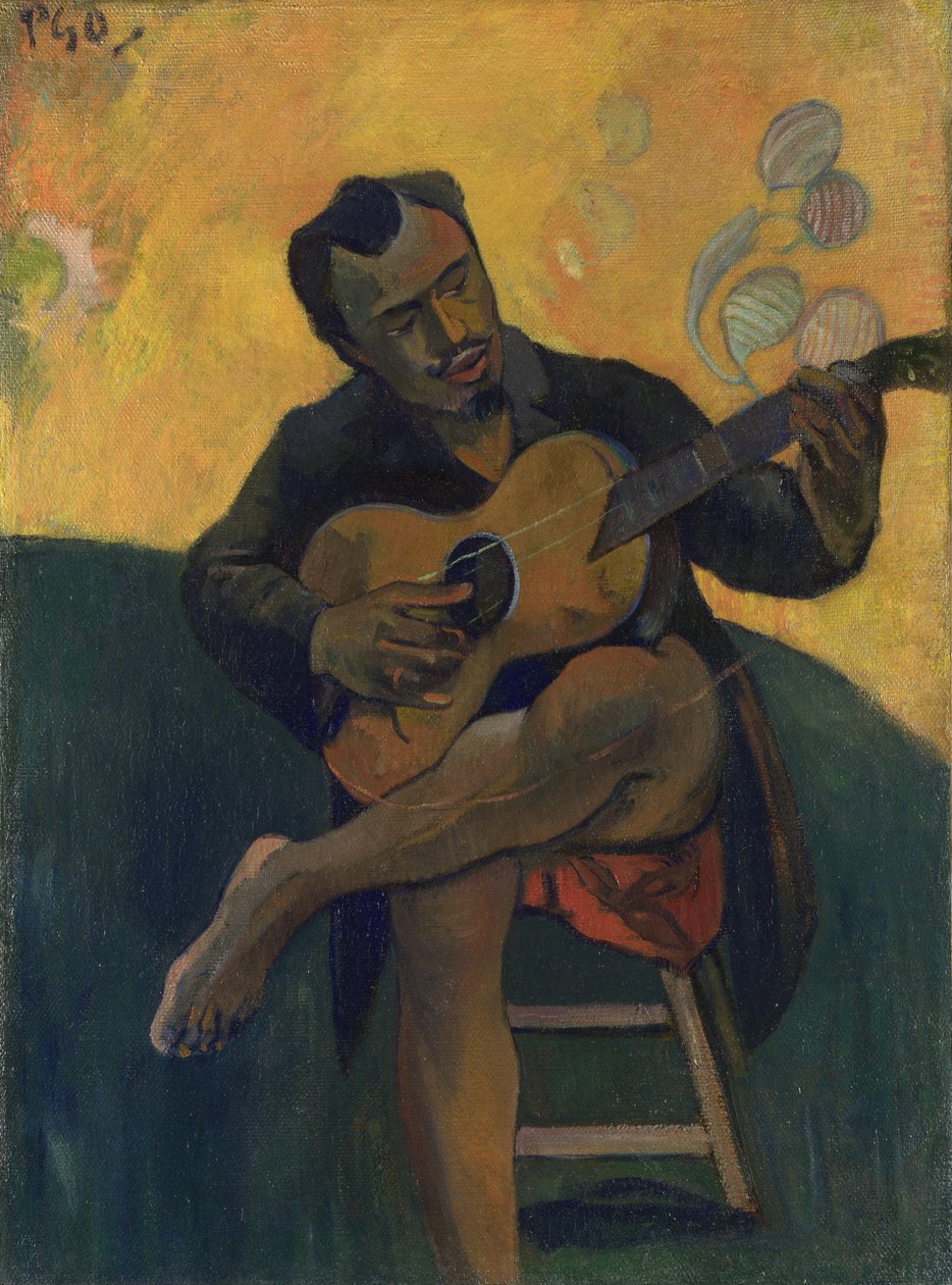 Gitarist, 1894 by Paul Gauguin