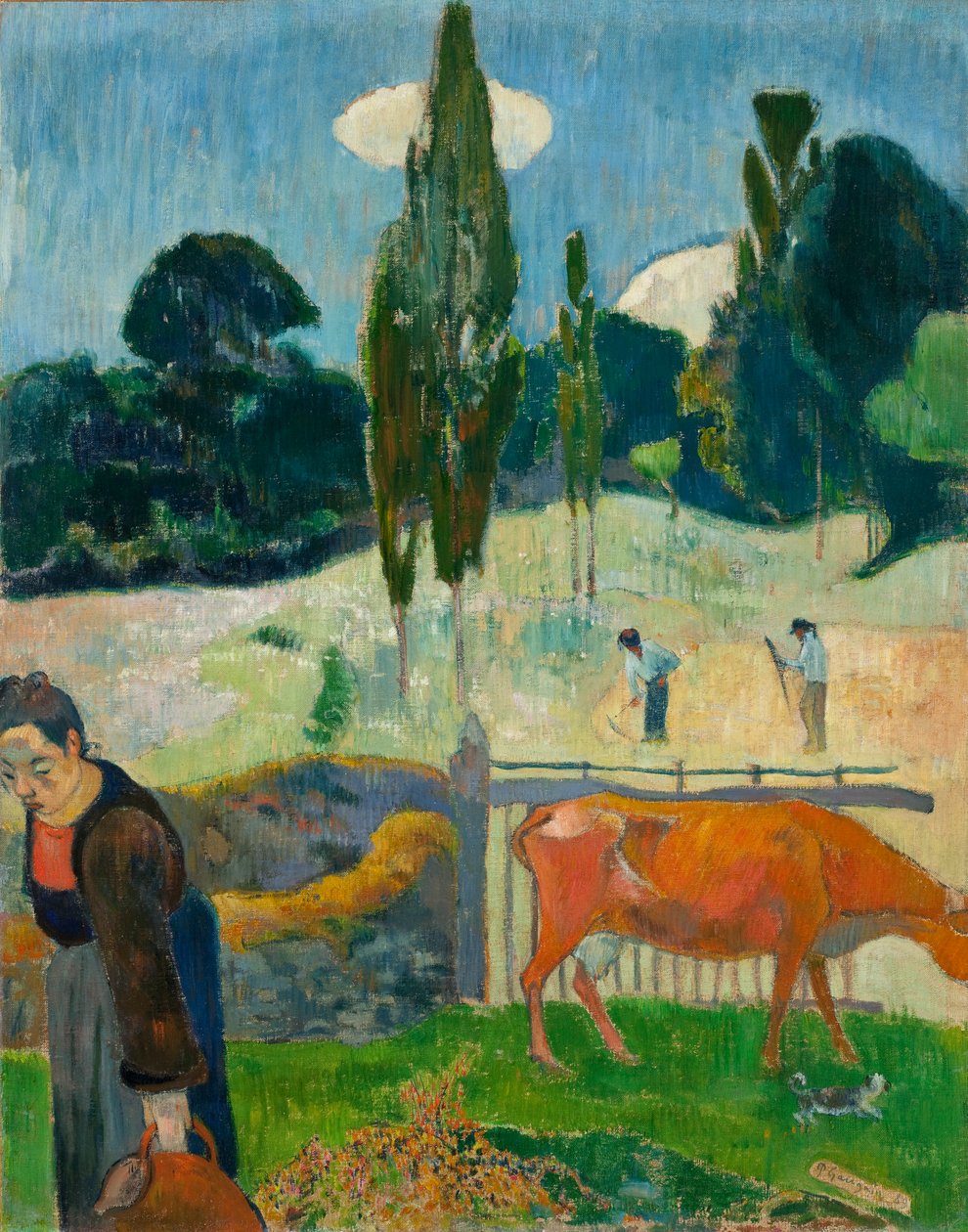 Kızıl İnek, 1889 by Paul Gauguin
