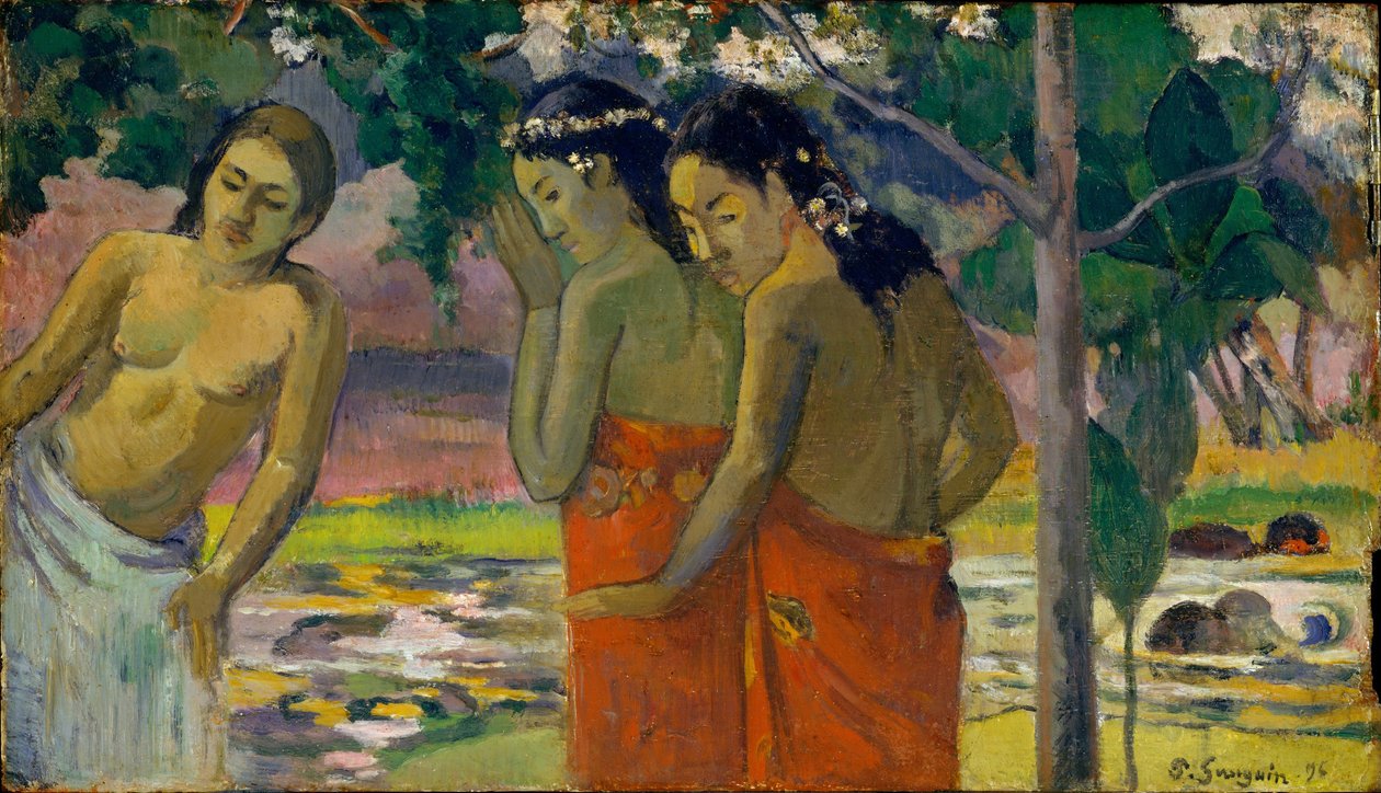 Üç Tahitili Kadın, 1896 by Paul Gauguin