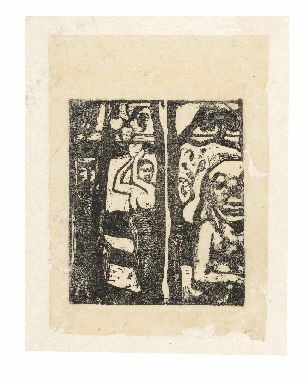 Meyve ve Oviri Toplayan Kadın by Paul Gauguin