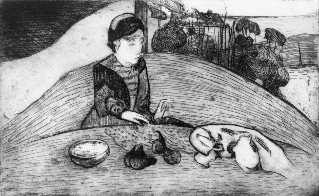 İncirli Kadın, 1894., 1894. by Paul Gauguin