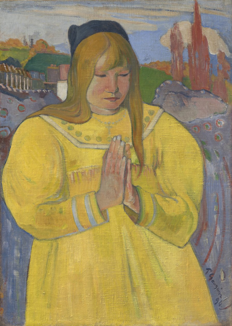 Genç Hristiyan Kız, 1894 by Paul Gauguin